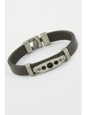 Store Mania Ieg™ Oval Suni Deri Bileklik