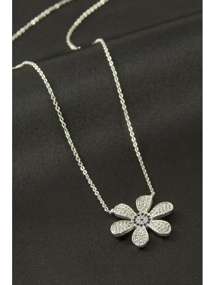 Store Mania Ieg™ Çiçek Zirkon Taşlı Kolye