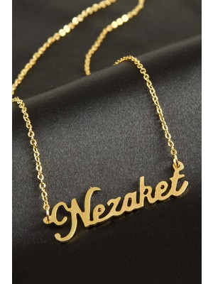 Store Mania Ieg™ Nezaket Isimli Kolye (Kişiye Özel)