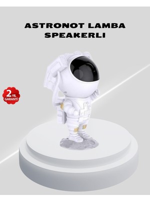 Store Mania Ieg™ Astronot Yıldız Projeksiyon Lambası 8 Efektli Uzaktan Kumandalı Gece Işığı
