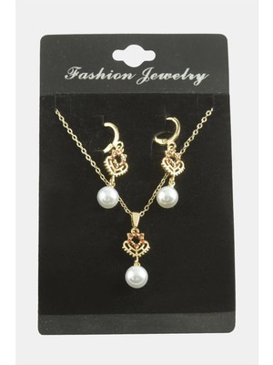 Store Mania Ieg™ Kalp Inci Zirkon Taşlı Set Kolye