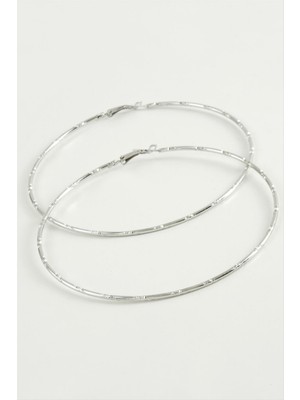 Store Mania Ieg™ Noktalı Metal Halka Küpe 8-9-10 cm