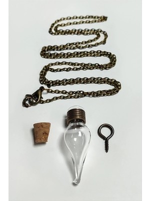 Store Mania Ieg™ Boş Fanus Canlı Kolye