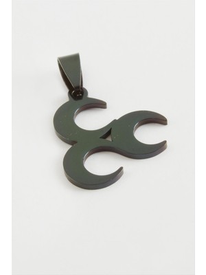 Store Mania Ieg™ Tuğra Çelik Kolye Ucu 2,5 cm