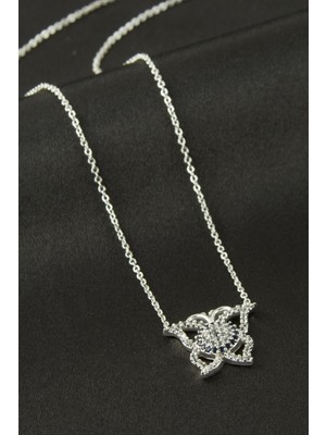 Store Mania Ieg™ Kelebek Zirkon Taşlı Kolye