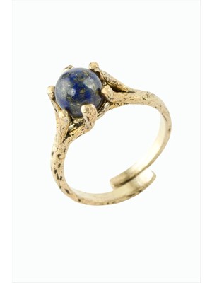 Store Mania Ieg™ Yuvarlak Doğaltaşlı Otantik Yüzük