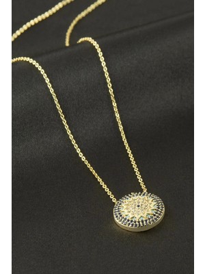 Store Mania Ieg™ Yıldız Nazar Zirkon Taşlı Kolye