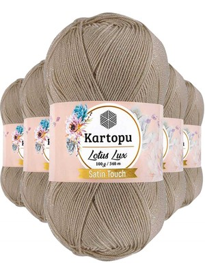 Store Mania Ieg™ 5 Adet Lotus Lux Bikini Büstiyer Bluz Simli Örgü Ipi K861 Bej