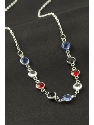 Store Mania Ieg™ Yuvarlak Kristal Taşlı Kolye