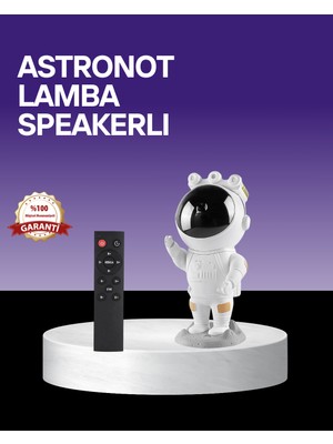 Store Mania Ieg™ Dekoratif ve Fonksiyonel Astronot Projeksiyon Aydınlatma