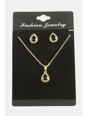 Store Mania Ieg™ Damla Zirkon Taşlı Set Kolye