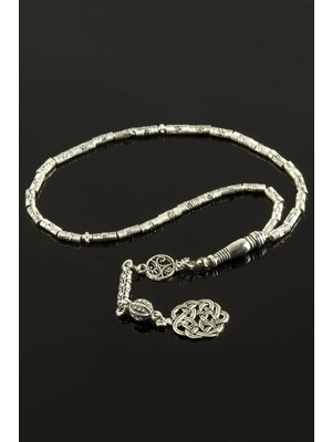 Store Mania Ieg™ Silindir Metal Tesbih 4*8 mm