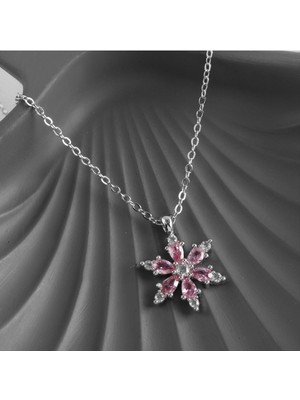 Store Mania Ieg™ Lotus Zirkon Taşlı Yeni Sezon Kolye