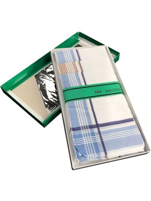 Store Mania Ieg™ 12 Adet Pamuklu Lüx Erkek Mendili 40X40 cm