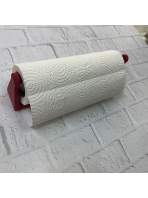 Store Mania Ieg™ Kırmızı Peçete Tutucu Dayanıklı Duvar Tipi Kağıt Havlu Askısı