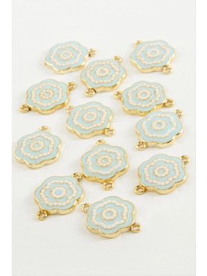 Store Mania Ieg™ Çiçek Çift Kulplu Mineli Bileklik ve Kolye Ucu Aparatı 1 Adet