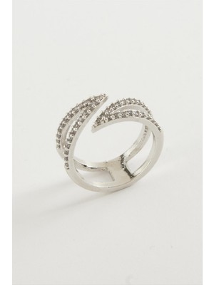 Store Mania Ieg™ Yaprak Zirkon Taşlı Yüzük