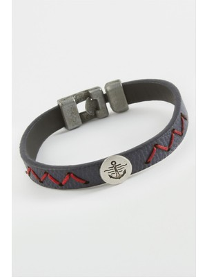 Store Mania Ieg™ Çapa Kaliteli Suni Deri Bileklik