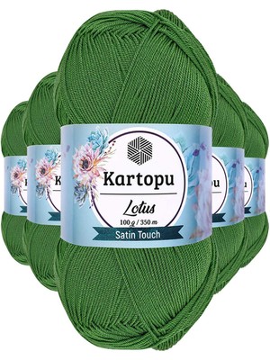 Store Mania Ieg™ 5 Adet Lotus Bikini Büstiyer Bluz Örgü Ipi  K486 Çam Yeşili