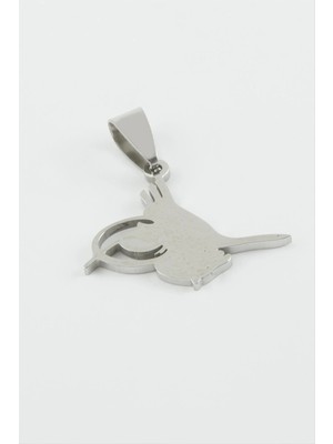 Store Mania Ieg™ Tuğra Çelik Kolye Ucu 2,1 cm