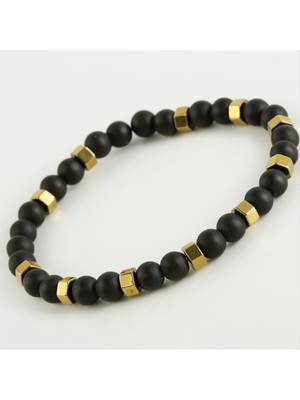 Store Mania Ieg™ Hematit & Mat Onix Doğaltaş Bileklik