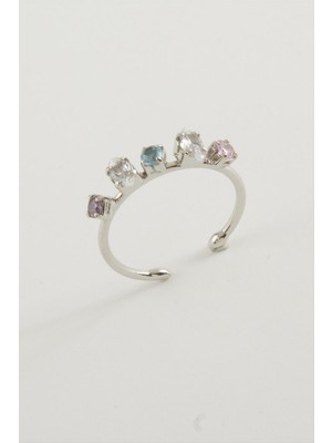 Store Mania Ieg™ Oval Renkli Taşlı Yüzük