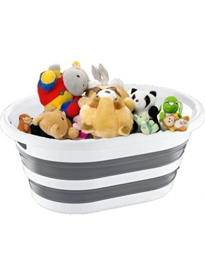Store Mania Ieg™ Katlanabilir Çamaşır ve Oyuncak Sepeti 27 Lt ROYALEKS-AK702