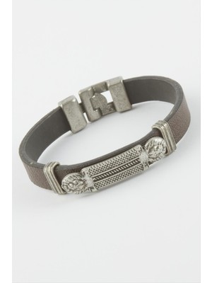 Store Mania Ieg™ Aslan Suni Deri Bileklik