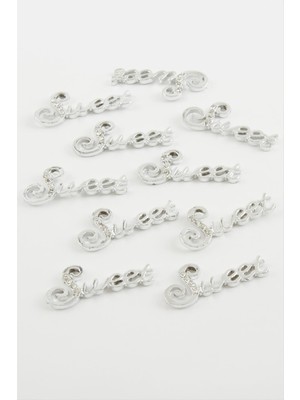 Store Mania Ieg™ Sweet Yazılı Taşlı Kolye Ucu Aparatı 1 Adet