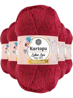 Store Mania Ieg™ 5 Adet Lotus Lux Bikini Büstiyer Bluz Simli Örgü Ipi K141 Fuşya