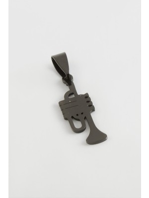 Store Mania Ieg™ Trompet Çelik Kolye Ucu 3 cm