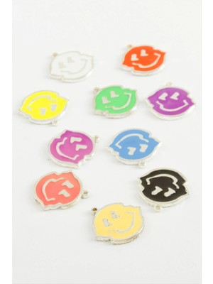 Store Mania Ieg™ Emoji Tek Kulp Mineli Bileklik ve Kolye Ucu Aparatı 1 Adet