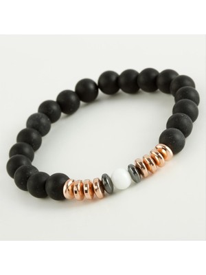 Store Mania Ieg™ Hematit & Mat Onix Doğaltaş Bileklik