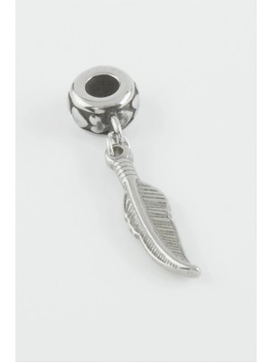 Store Mania Ieg™ Yaprak Çelik Kolye Ucu 3,5 cm