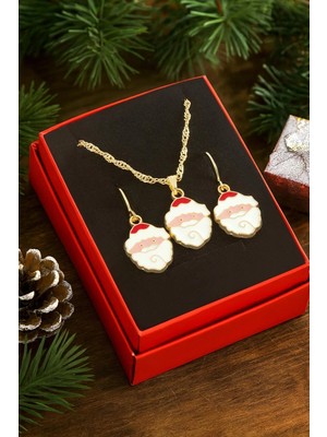 Store Mania Ieg™ Noel Baba Yılbaşı Kutulu Zincir Kolye Set