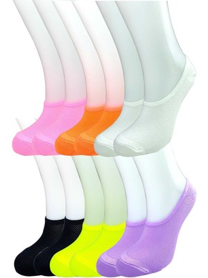 Store Mania Ieg™ 12 Adet Canlı Renk Kadın Spor Babet Çorap