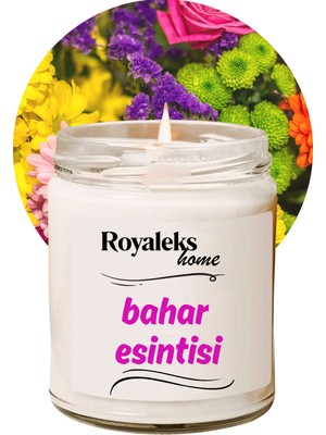 Store Mania Ieg™ Doğal Özel Seri Kokulu Dekoratif Kavanoz Mum 210 cc - Bahar Esintisi - Ryl