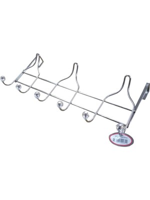 Store Mania Ieg™ Enfa Amerikan Kapı Arkası Askı 6lı - Krom Royaleks-Ka-06
