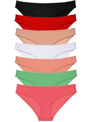 Store Mania Ieg™ 7 Adet Süper Eko Set Likralı Kadın Slip Külot Set 5