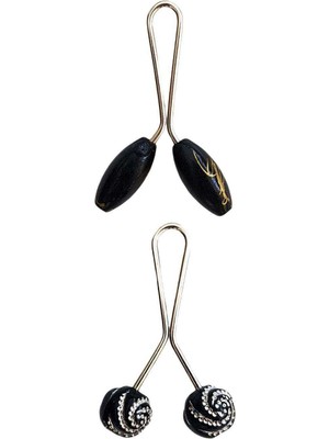 Store Mania Ieg™ 2 Adet Tesettür Eşarp ve Şal Klipsi Set 13