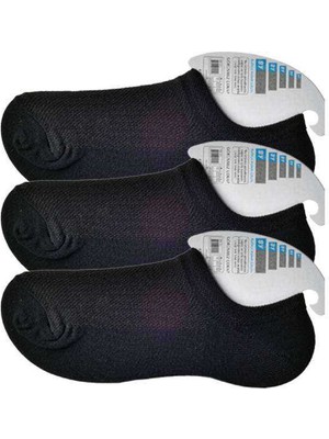 Store Mania Ieg™ Siyah Erkek Görünmez Çorap 3 Çift