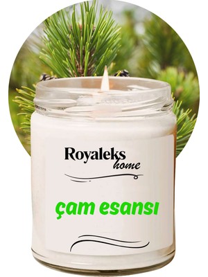 Store Mania Ieg™ Doğal Özel Seri Kokulu Dekoratif Kavanoz Mum 210 cc - Çam Esansı - Ryl