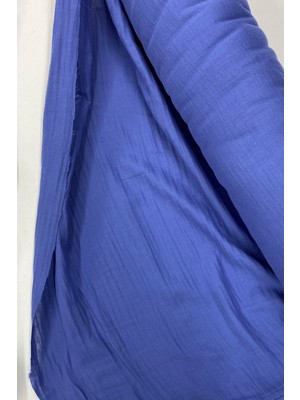 Store Mania Ieg™ Çok Amaçlı Müslin Pamuklu Bebek Örtü ve Battaniye Kumaşı Müslin Bez Indigo 89