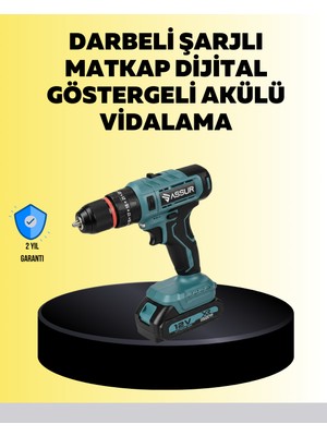 Store Mania Ieg™ Dijital Ekranlı Matkap Seti Çift Akülü