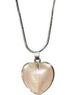 Store Mania Ieg™ Florit Doğal Taşı Zincirli El Yapımı Kolye Uç: 2 cm Zincir: 20 cm Kutulu