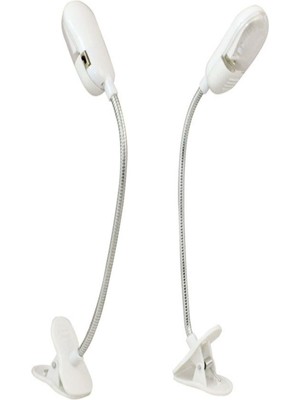 Store Mania Ieg™ Mandallı Pilli Ledli Kitap Okuma ve Aydınlatma Lambası