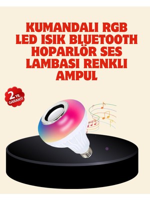 Store Mania Ieg™ Bluetooth Bağlantılı Rgb LED Ampul – Şık ve Fonksiyonel