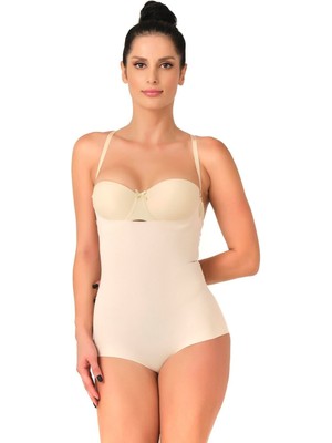 Beruflic Ten Mı Angel 2723 Lazer Kesim Göğsü Açık Slip Korse