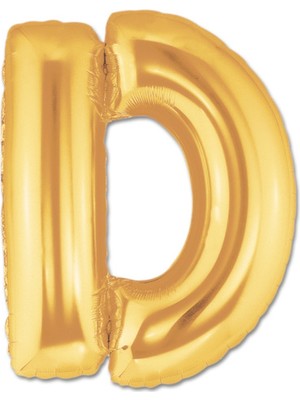 Store Mania Ieg™ D Harf Folyo Balon Altın Renk 40 Inç