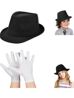 Store Mania Ieg™ Çocuk Sahne Performans Seti – Gösteri Fötr Şapka ve Eldiven